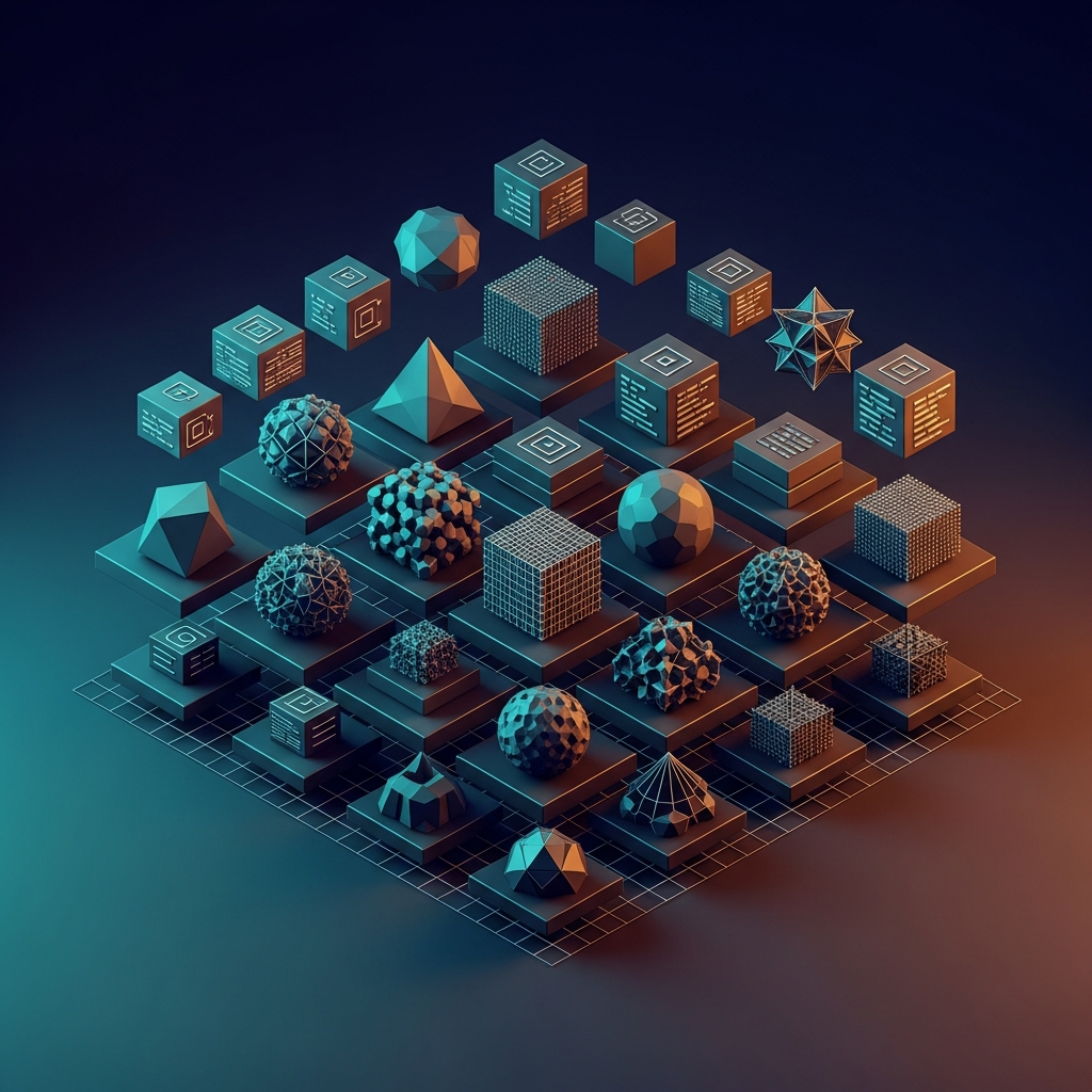 Open-source AI model repositories and code stacks representing the abundance of production-grade alternatives to frontier APIs